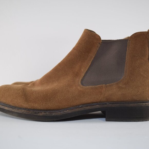 ECCO Men\'s Vitrus Chelsea Boot 9.5 43 Dark Brown Suede Leather Ankle Slip On main image 6